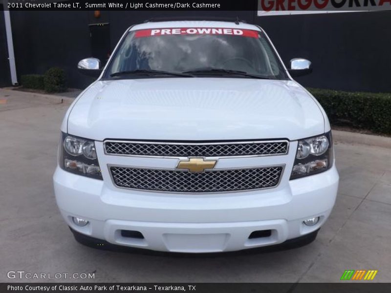 Summit White / Light Cashmere/Dark Cashmere 2011 Chevrolet Tahoe LT