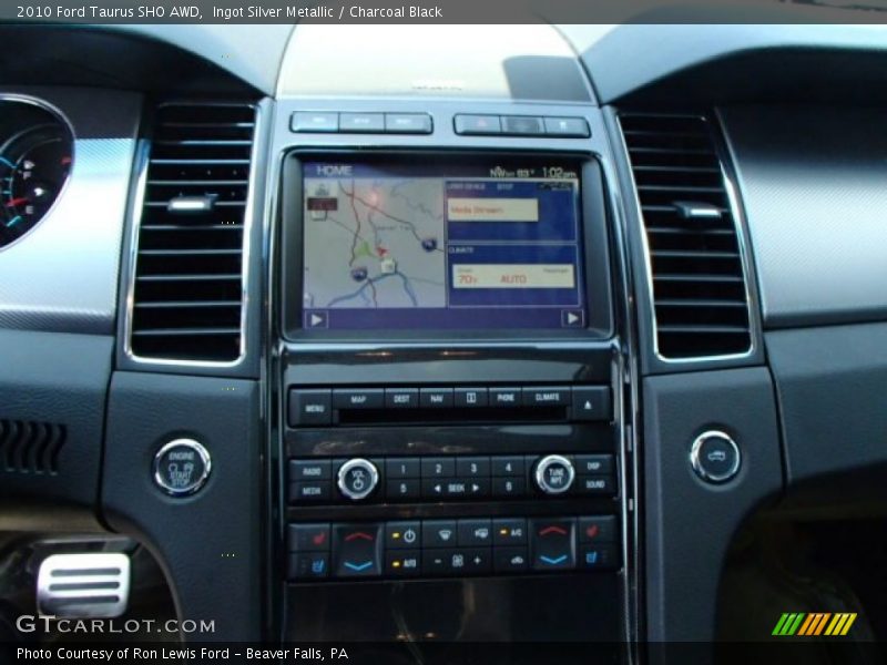Controls of 2010 Taurus SHO AWD