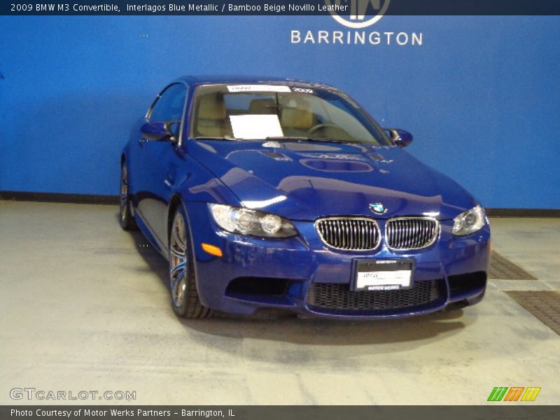 Interlagos Blue Metallic / Bamboo Beige Novillo Leather 2009 BMW M3 Convertible