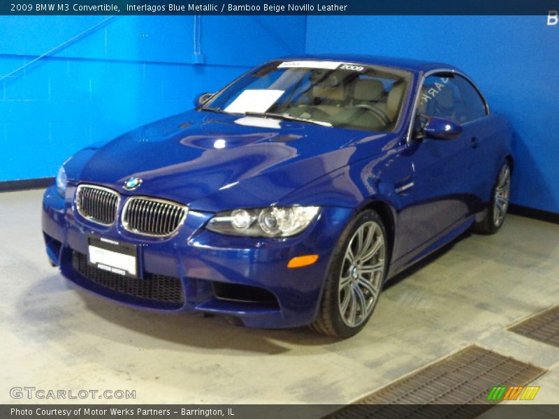 Interlagos Blue Metallic / Bamboo Beige Novillo Leather 2009 BMW M3 Convertible