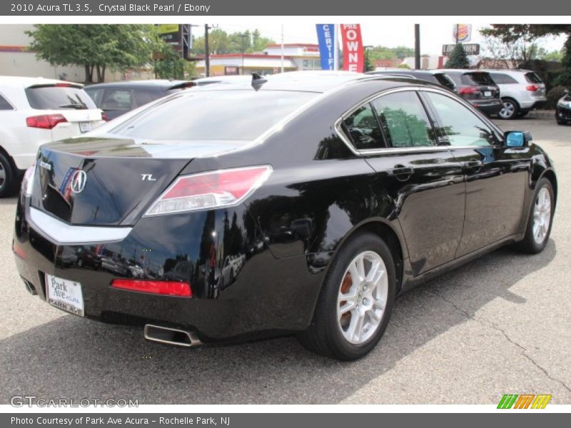 Crystal Black Pearl / Ebony 2010 Acura TL 3.5