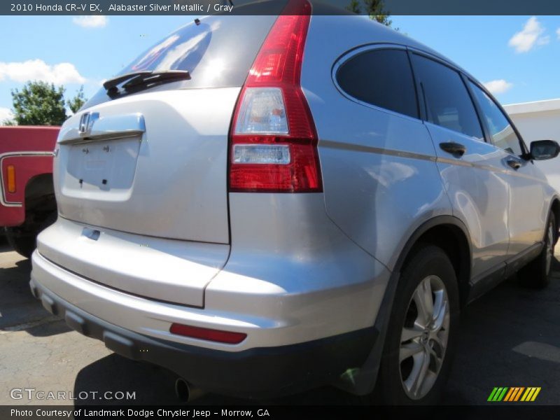 Alabaster Silver Metallic / Gray 2010 Honda CR-V EX