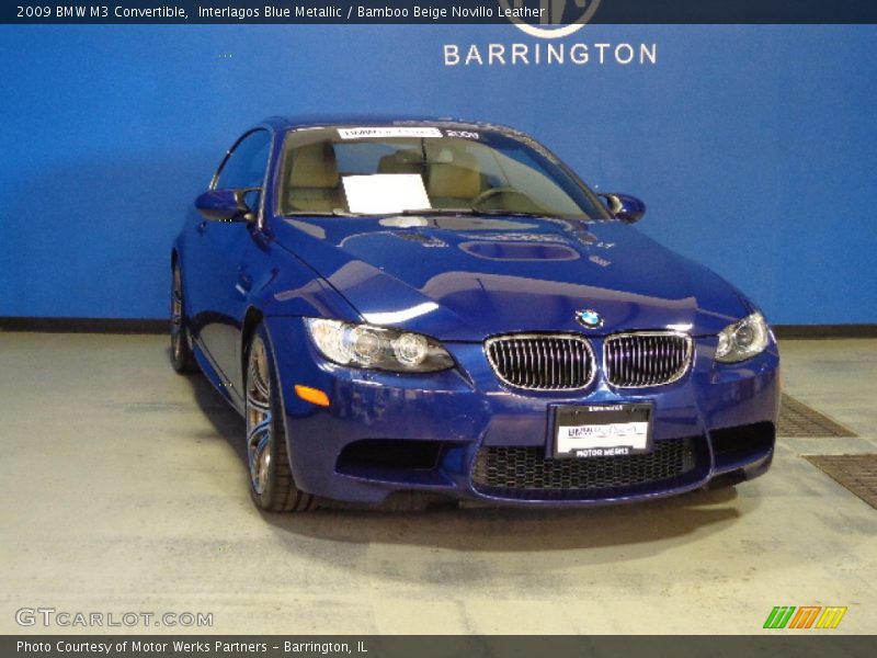 Interlagos Blue Metallic / Bamboo Beige Novillo Leather 2009 BMW M3 Convertible