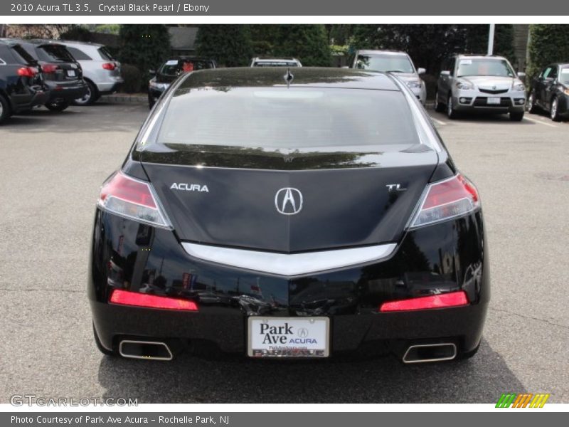 Crystal Black Pearl / Ebony 2010 Acura TL 3.5