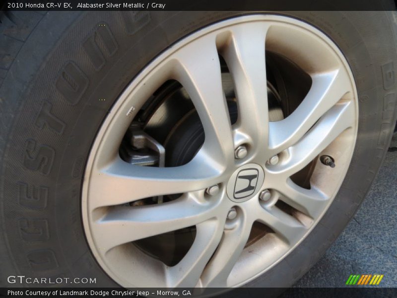 Alabaster Silver Metallic / Gray 2010 Honda CR-V EX