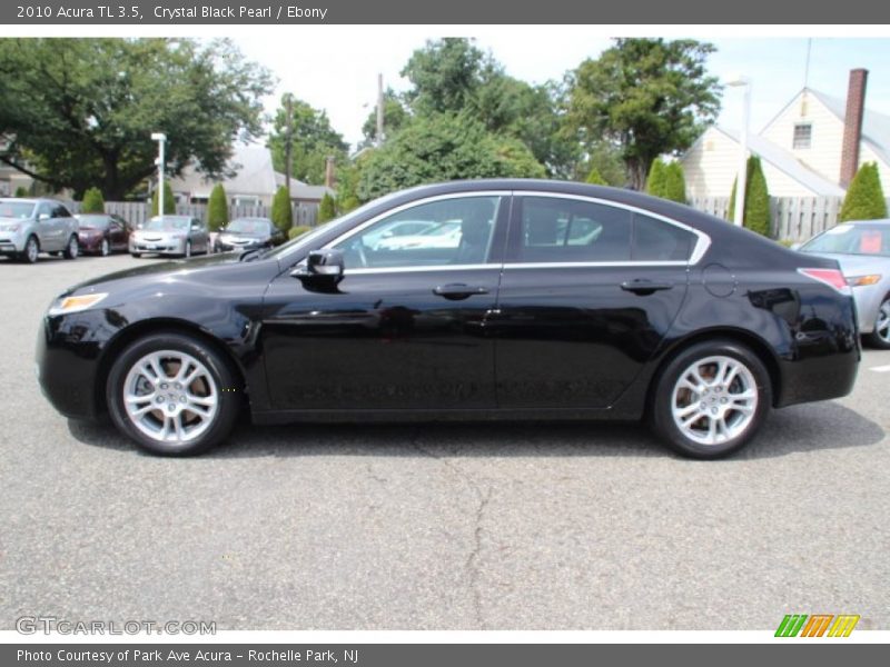Crystal Black Pearl / Ebony 2010 Acura TL 3.5