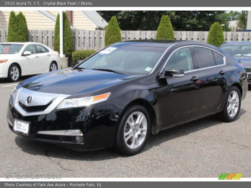 Crystal Black Pearl / Ebony 2010 Acura TL 3.5