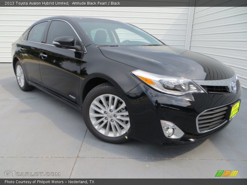 Attitude Black Pearl / Black 2013 Toyota Avalon Hybrid Limited
