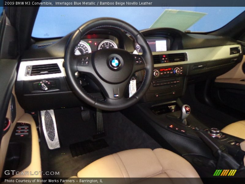 Interlagos Blue Metallic / Bamboo Beige Novillo Leather 2009 BMW M3 Convertible