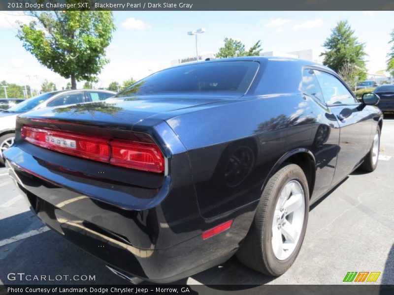 Blackberry Pearl / Dark Slate Gray 2012 Dodge Challenger SXT