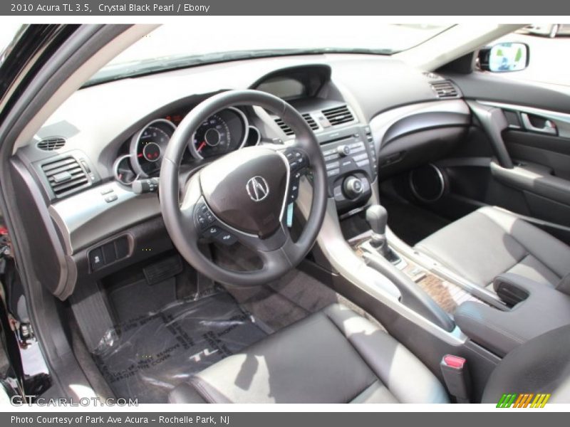 Crystal Black Pearl / Ebony 2010 Acura TL 3.5