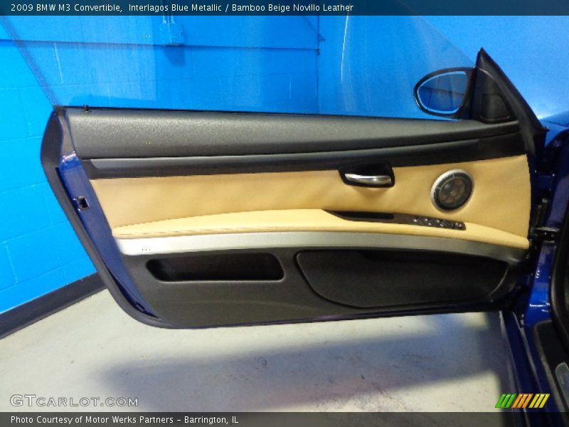 Interlagos Blue Metallic / Bamboo Beige Novillo Leather 2009 BMW M3 Convertible