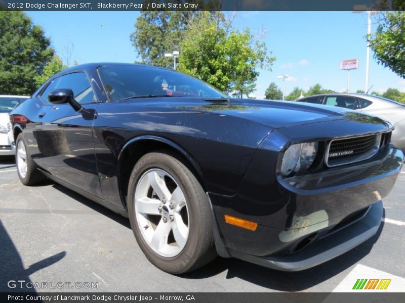 Blackberry Pearl / Dark Slate Gray 2012 Dodge Challenger SXT