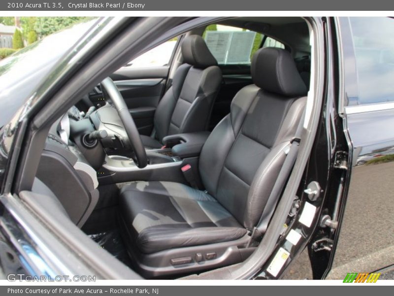 Crystal Black Pearl / Ebony 2010 Acura TL 3.5