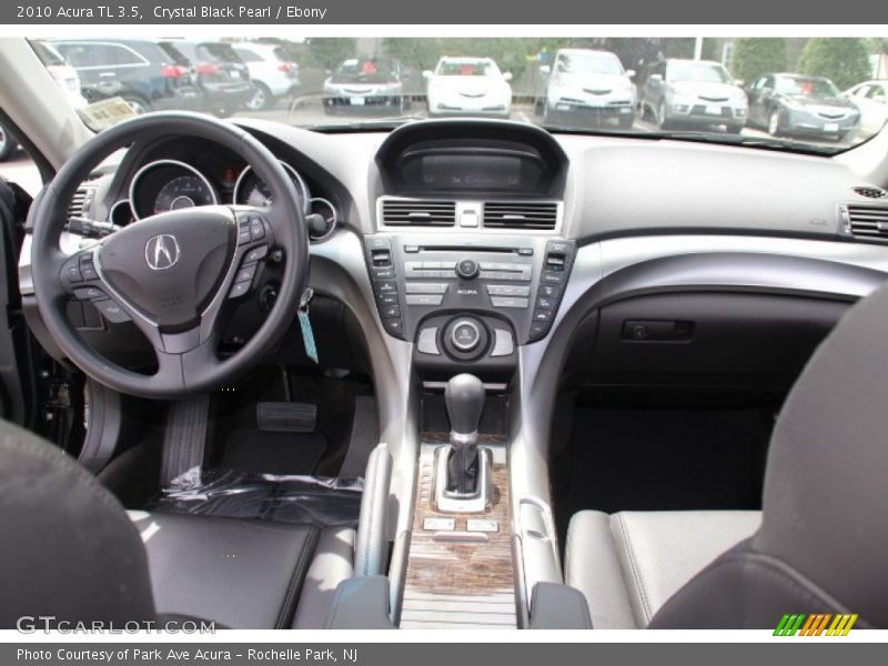 Crystal Black Pearl / Ebony 2010 Acura TL 3.5