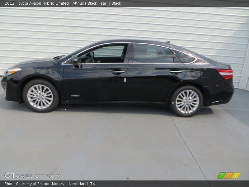 Attitude Black Pearl / Black 2013 Toyota Avalon Hybrid Limited
