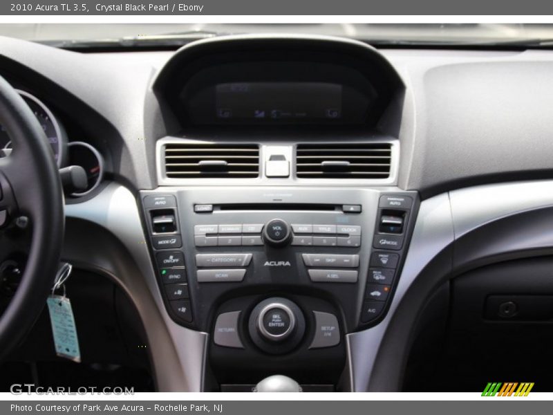 Crystal Black Pearl / Ebony 2010 Acura TL 3.5