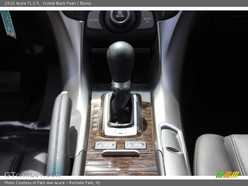 Crystal Black Pearl / Ebony 2010 Acura TL 3.5