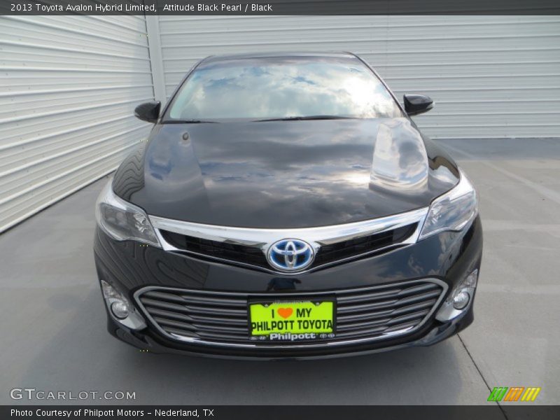 Attitude Black Pearl / Black 2013 Toyota Avalon Hybrid Limited