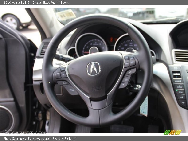 Crystal Black Pearl / Ebony 2010 Acura TL 3.5