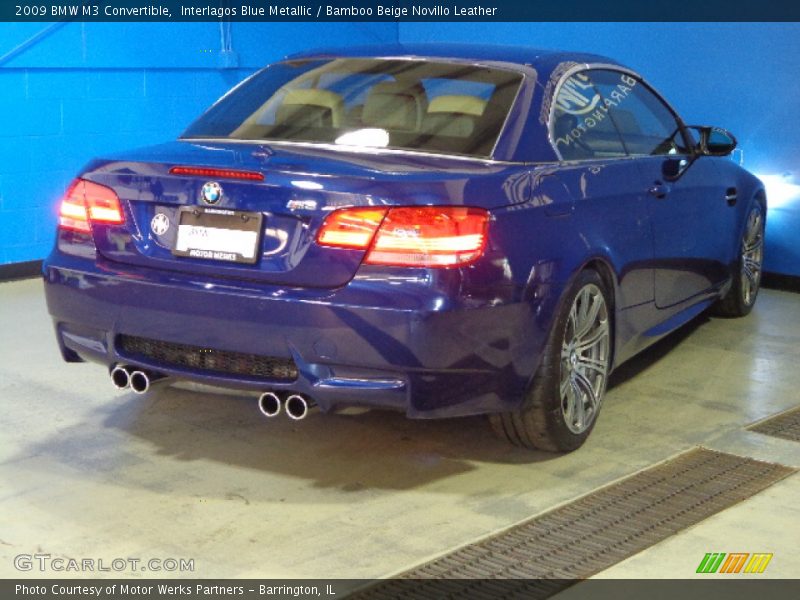 Interlagos Blue Metallic / Bamboo Beige Novillo Leather 2009 BMW M3 Convertible