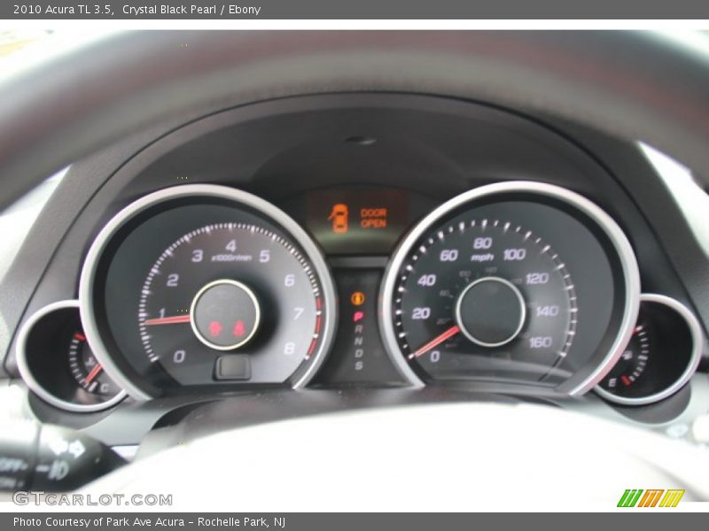 Crystal Black Pearl / Ebony 2010 Acura TL 3.5