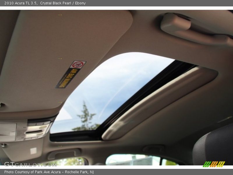 Crystal Black Pearl / Ebony 2010 Acura TL 3.5