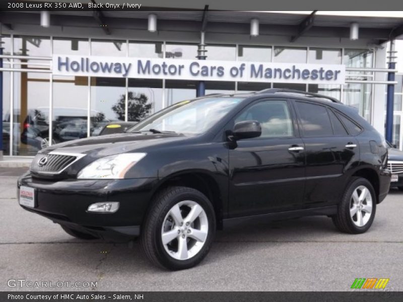 Black Onyx / Ivory 2008 Lexus RX 350 AWD