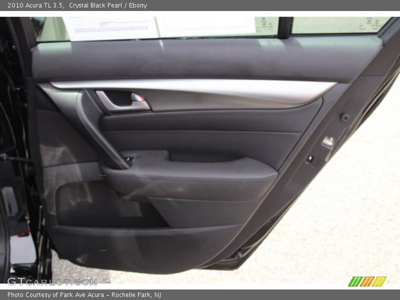 Crystal Black Pearl / Ebony 2010 Acura TL 3.5