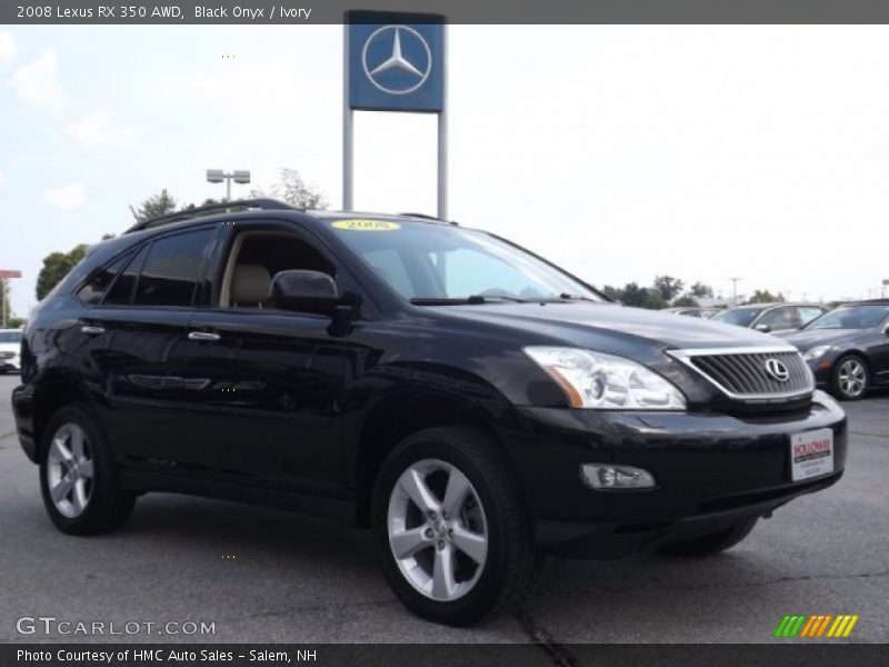 Black Onyx / Ivory 2008 Lexus RX 350 AWD