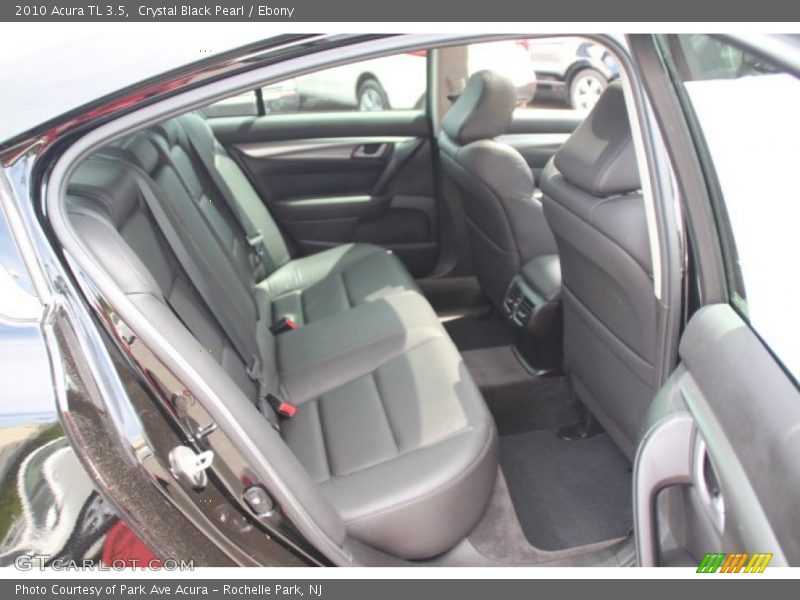 Crystal Black Pearl / Ebony 2010 Acura TL 3.5