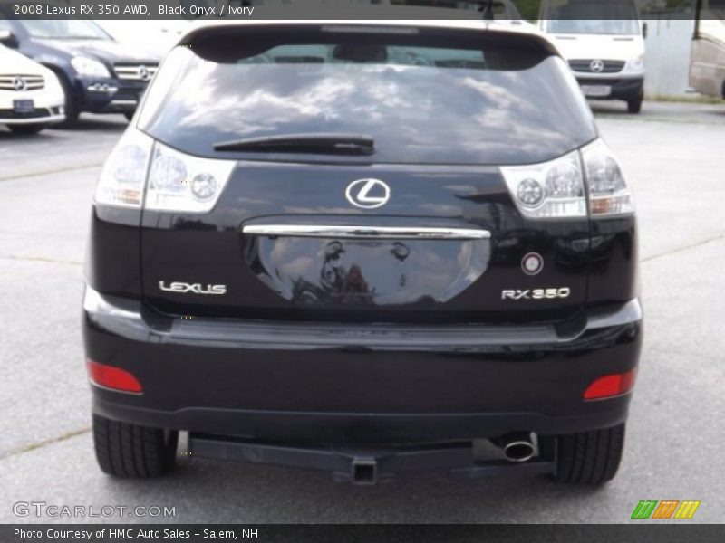 Black Onyx / Ivory 2008 Lexus RX 350 AWD