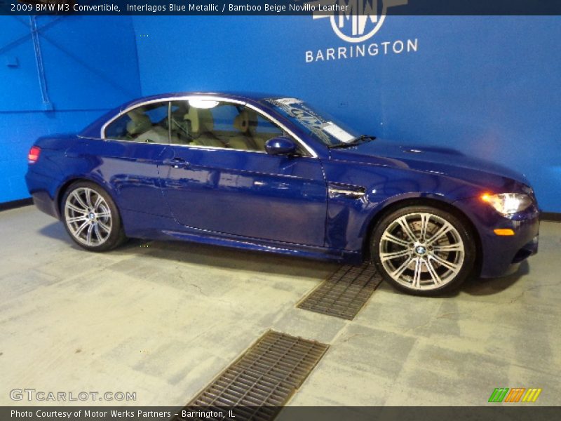 Interlagos Blue Metallic / Bamboo Beige Novillo Leather 2009 BMW M3 Convertible