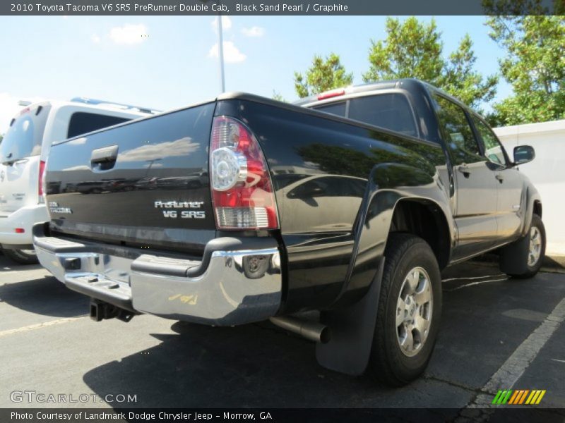 Black Sand Pearl / Graphite 2010 Toyota Tacoma V6 SR5 PreRunner Double Cab