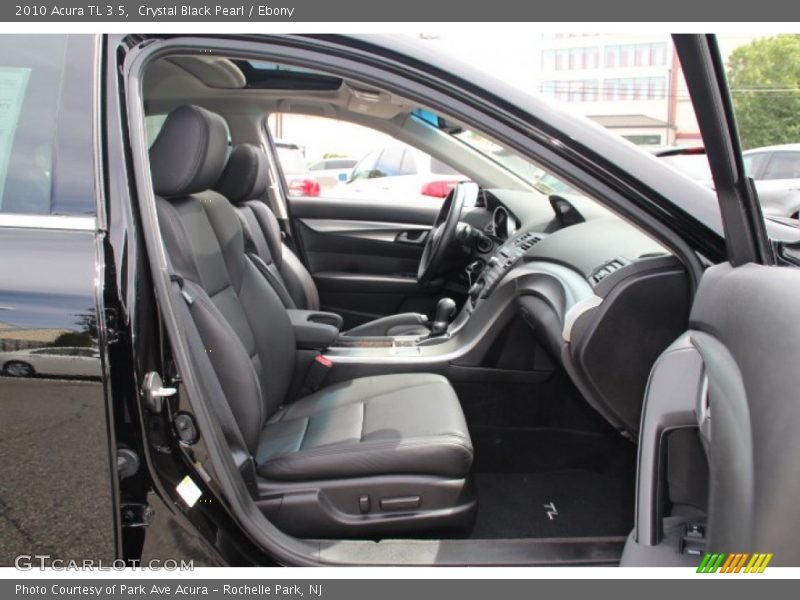 Crystal Black Pearl / Ebony 2010 Acura TL 3.5