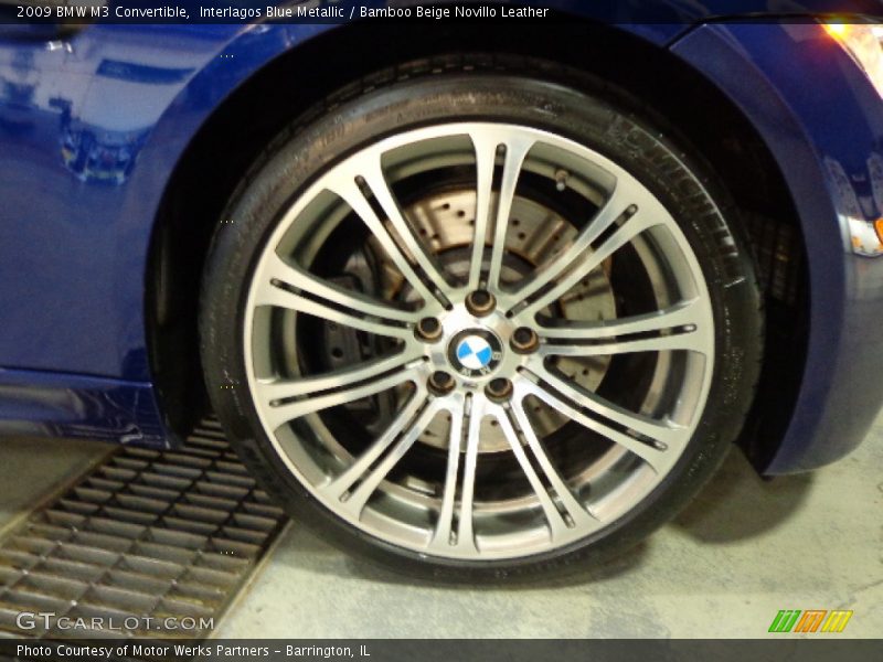 Interlagos Blue Metallic / Bamboo Beige Novillo Leather 2009 BMW M3 Convertible