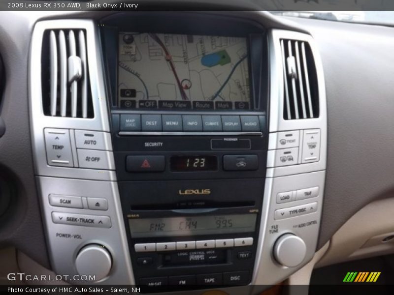 Black Onyx / Ivory 2008 Lexus RX 350 AWD