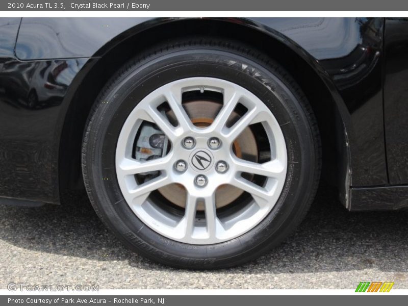 Crystal Black Pearl / Ebony 2010 Acura TL 3.5