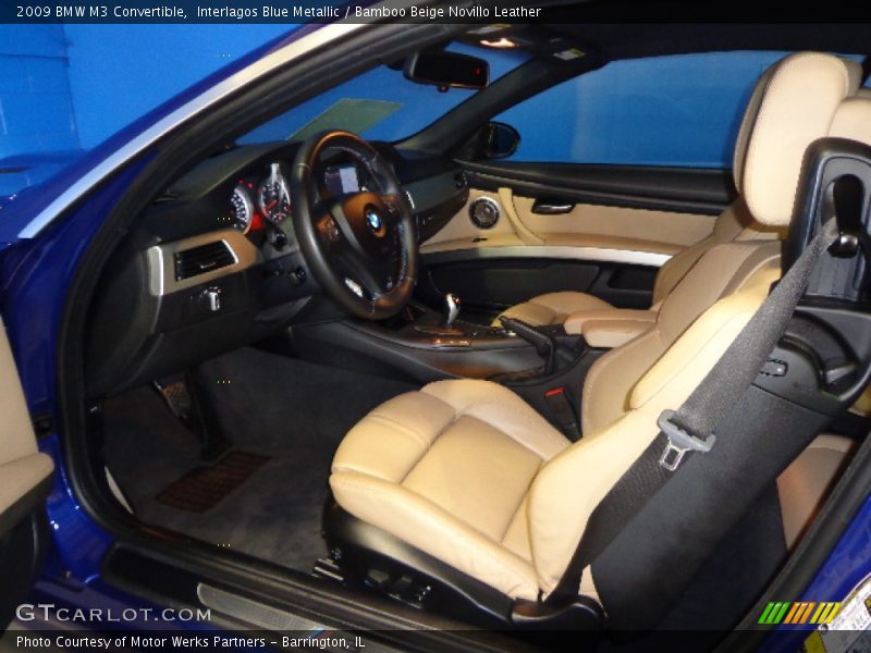Interlagos Blue Metallic / Bamboo Beige Novillo Leather 2009 BMW M3 Convertible