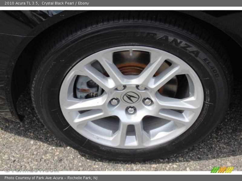 Crystal Black Pearl / Ebony 2010 Acura TL 3.5