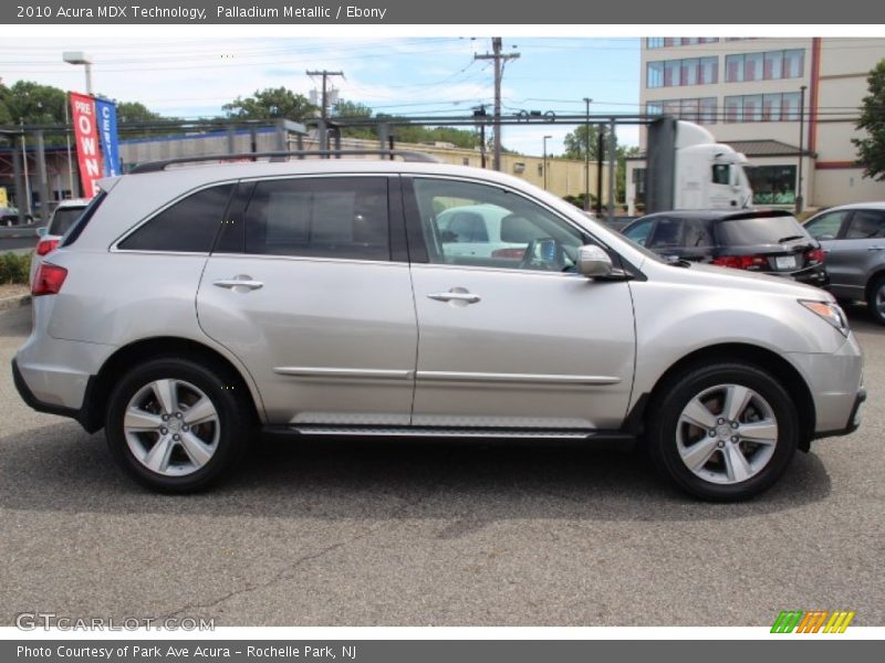 Palladium Metallic / Ebony 2010 Acura MDX Technology
