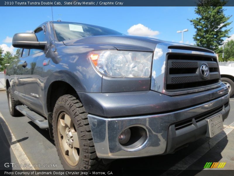 Slate Gray Metallic / Graphite Gray 2010 Toyota Tundra Double Cab