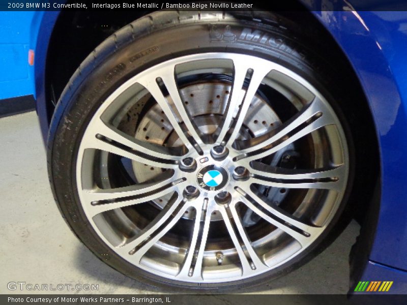 Interlagos Blue Metallic / Bamboo Beige Novillo Leather 2009 BMW M3 Convertible
