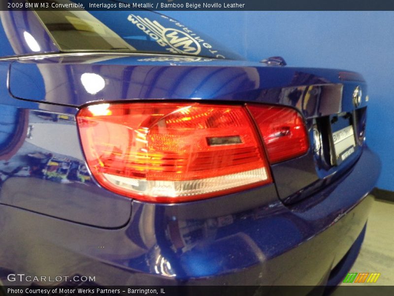 Interlagos Blue Metallic / Bamboo Beige Novillo Leather 2009 BMW M3 Convertible