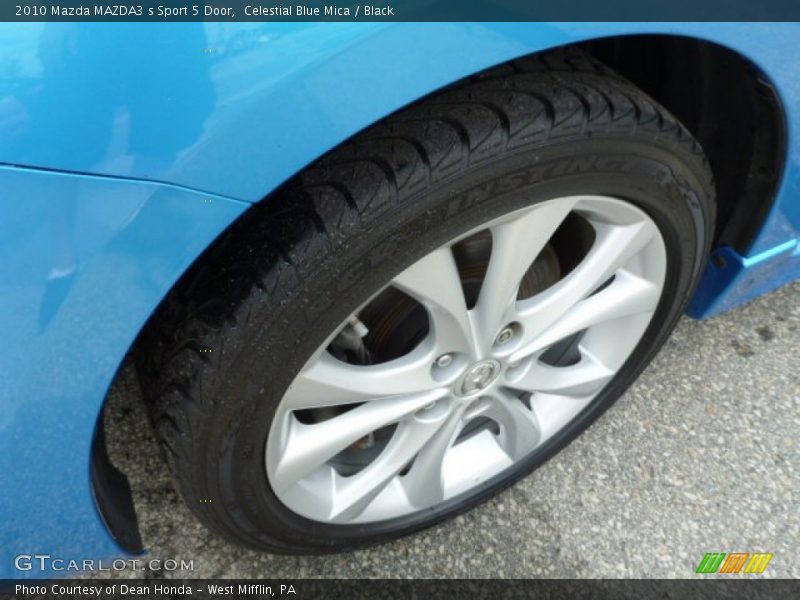 Celestial Blue Mica / Black 2010 Mazda MAZDA3 s Sport 5 Door