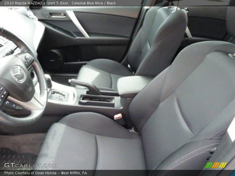 Celestial Blue Mica / Black 2010 Mazda MAZDA3 s Sport 5 Door