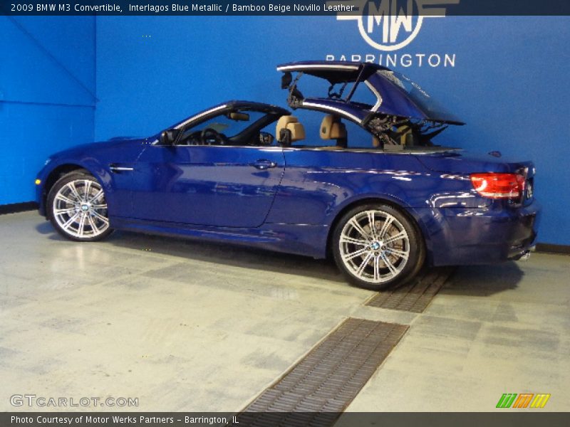 Interlagos Blue Metallic / Bamboo Beige Novillo Leather 2009 BMW M3 Convertible