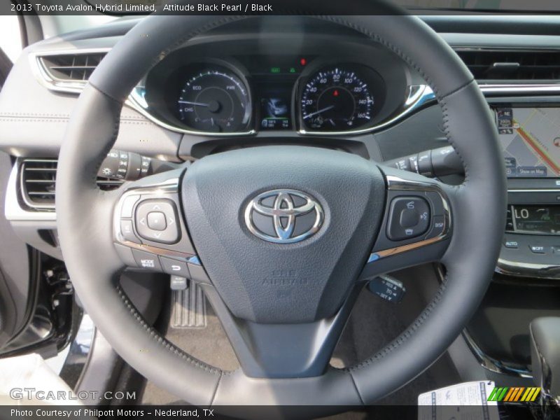 Attitude Black Pearl / Black 2013 Toyota Avalon Hybrid Limited