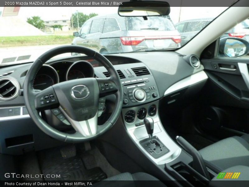 Celestial Blue Mica / Black 2010 Mazda MAZDA3 s Sport 5 Door