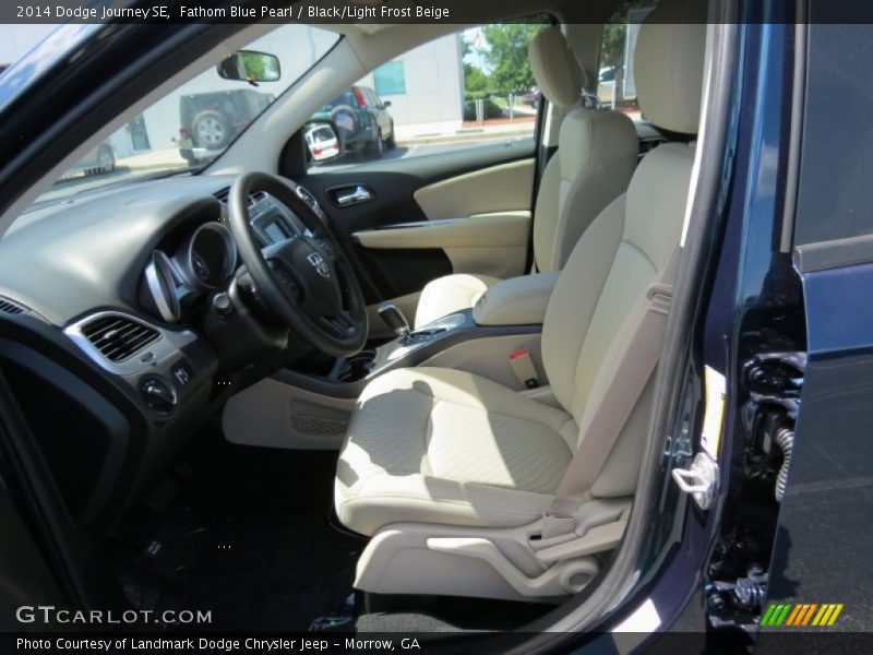 Front Seat of 2014 Journey SE